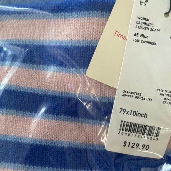 UNIQLO Cashmere Striped Scarf (MARNI) - Picture 8 of 9